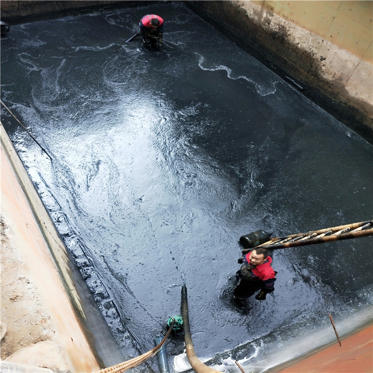 蒋湖农场废水池清理